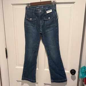 Old Navy Women's Dark Blue Flare Jeans